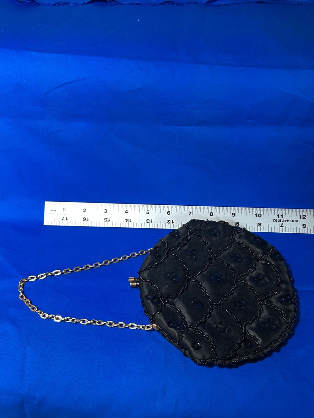 Vintage Beaded Evening Purse - Picture 5 of 6